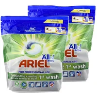 Ariel Professional All in One Waschmittelkapseln, 90 Waschgänge, (2 x 45 Kapseln), regelmäßig, Fleckenentfernung und unglaubliche Reinigung