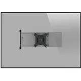 Novus Sky 20W Light TV-Wandhalterung mit geringer Einbautiefe, schwarz/silber