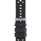 TISSOT T852046810 Uhrenarmband 22 mm Leder Schwarz