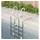 vidaXL Poolleiter 54 x 38 x 184,5 cm edelstahl 304 93456