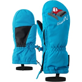Ziener LE ZOO MINIS glove Ski-handschuhe / Wintersport |warm, atmungsaktiv, blau (sea), 80cm