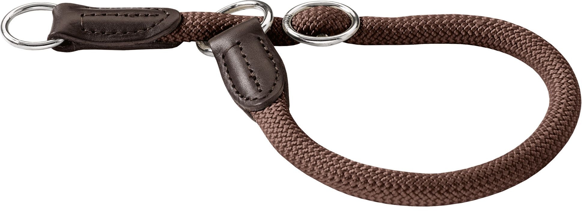 Hunter Dressurhalsung Halsband Freestyle - Hundehalsband mit genähten Lederkappen 1 St