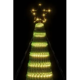 vidaXL LED Weihnachtsbaum 688 LEDs Warmweiß 300 cm
