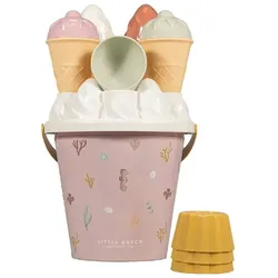 Little Dutch 14-teiliges Sandspielzeug Eimer Set Ocean Dreams rosa