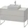 Duravit Waschtischunterschrank 2 Auszüge 120 x 77,8 x 54,8 cm Betongrau Matt