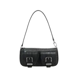 Michael Kors Conv Pouchette Canvas Black