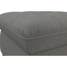 sit&more Hocker SIT & MORE "Luxor", grau, B:60cm H:41cm T:60cm, Luxus-Microfaser ALTARA NUBUCK (100% Polyester);Soft clean (98% Polyester, 2% Polyamid);Struktur fein (100% Polyester), Hocker, Polsterhocker, auch erhältlich in dem besonders leicht mit Wasser zu