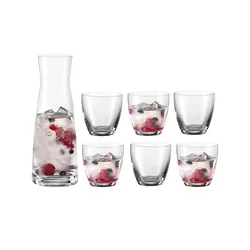 BOHEMIA Wasser-Saft-Set  Libera , transparent/klar , Glas