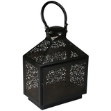 AM Design Kerzenlaterne »Weihnachtsdeko«, (1 St.), aus Metall, handgefertigt, schwarz