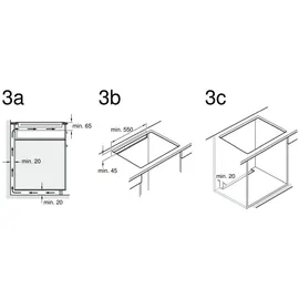 Bosch HERDSET INDUKTION Bosch Backofen Teleskopauszug mit TEKA Induktionskochfeld - autark, 60 cm neu