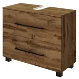 Held Waschbeckenunterschrank Luzern 1 Schublade 70 x 54 x 35 cm Braun