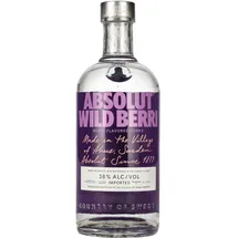 Absolut WILD BERRY Flavored Vodka 38% Vol. 0,7l