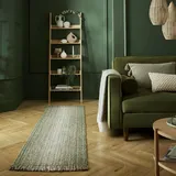 FLAIR RUGS Läufer FLAIR RUGS "Jute Ombre" Teppiche Gr. B: 60cm, 8mm, L: 230cm, grün