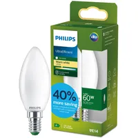Philips LED-Lampe B35 Candle 806lm 3.8W/827 (60W) Frosted E14