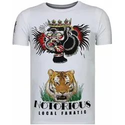 Local Fanatic  T-Shirt Conor Tattoo –  in Weiss, EU XXL
