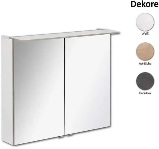 Fackelmann Spiegelschrank B.perfekt 80 cm - Badmöbel