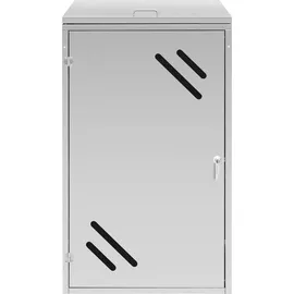 Uniprodo Mülltonnenbox - 240 l - Luftschlitze