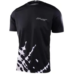 Troy Lee Designs Flowline Ss Jersey Big Spin MD - Black