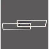 just light. LED-Deckenleuchte Iven 60,5 cm x 32 cm Schwarz