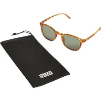 URBAN CLASSICS Sunglasses Arthur UC Sonnenbrille, Brown Leo/Green, one