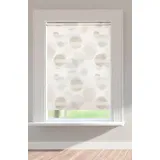 OTTO home Doppelrollo Belem 80 x 150 cm Kreise/grau