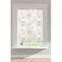 OTTO home Doppelrollo Belem 80 x 150 cm Kreise/grau