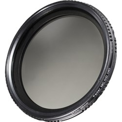 Walimex pro pro ND-Fader ND2 – ND400 vergütet 62 mm (62 mm, ND- / Graufilter), Objektivfilter, Schwarz, Transparent