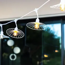Lumisky LED Lichterkette Metalldraht 6 m Weiß