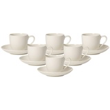 Villeroy & Boch For Me Espressotasse mit Untertasse 70 ml 6er Set - DS