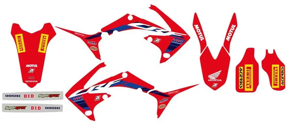 Blackbird Racing Hrc 22 8142r22 With Seat Cover Grafik-kit - Multicolor - One Size
