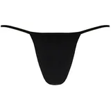 HOM Plumes String unifarben schwarz L