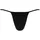 HOM Plumes String unifarben schwarz L