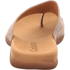 Gabor Pantolette Zehensteg in beige, 38
