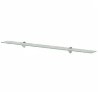 vidaXL Wand Regal Glasregal Glasboden Glasablage Badregal Mattiert 100x10cm 8 mm