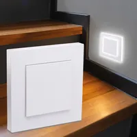 Longlife LED LED Treppenleuchte eckig weiß - Lichtfarbe: Neutralweiß