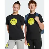 Adidas X Smileyworld Graphics Kurzarm-T-Shirt Black / Bright Yellow / Carbon / White 13-14 Jahre