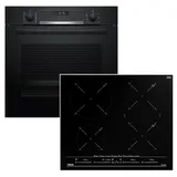 Bosch Herdset Bosch Backofen + TEKA Induktionskochfeld Multislider