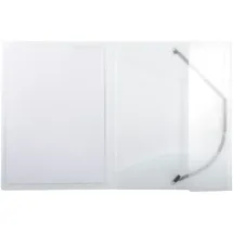 Exacompta Sammelmappe A4 Transparent/Weiß