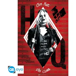 Poster DC Comics - Harley Quinn Live Fast, Die Clown