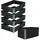 Trutzholm Hochbeet Palettenrahmen 120 x 80 x 80 cm Schwarz