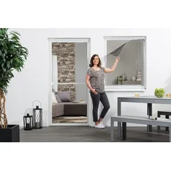 Fliegengitter empasa für Fenster EASY mit Magnet-Halterung - Insektenschutz ohne Bohren - Mückengitter