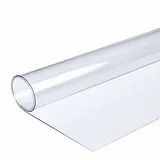 Amunpitic Tischfolie transparent 35x35cm, PVC Tischschutz, wasserdicht, abwaschbar, glasklar, durchsichtige Tischdecke, pflegeleicht, Kratzfest