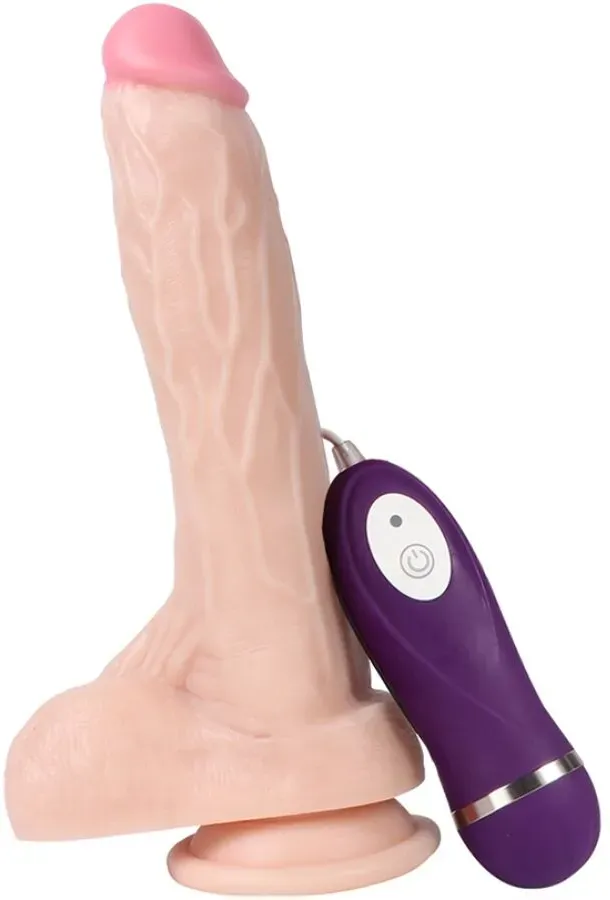 SHEQU - Holy Dragon Vibratordildo mit Fernbedienung, 20,5 cm
