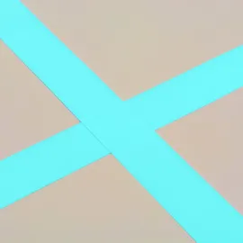 vidaXL Aufblasbare Gymnastikmatte mit Pumpe 800x100x10 cm PVC Grün