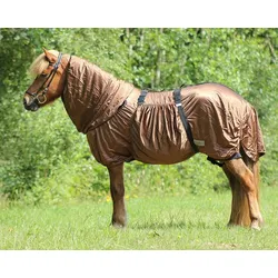 Ekzemerdecke für Pferde QHP Icelandic braun 175 CM