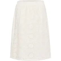 St Tropez A-Linien-Rock Damen Gestreift Weiß 44