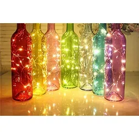 ChiliTec Led Batterie-Lichterkette 80 micro LEDs, 8m, warmweiß, IP44