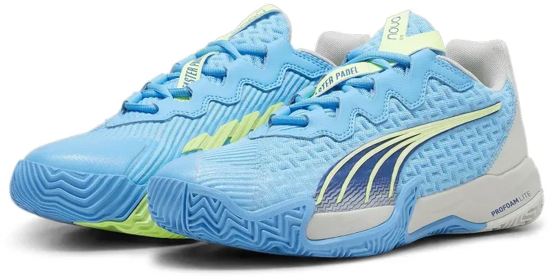 PUMA Nova Elite Padelschuhe 01 - luminous blue/cobalt glaze/glacial gray 47