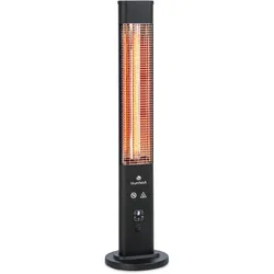 Blumfeldt Heat Guru Plus Outdoor Heizstrahler 1200W 3 Heizstufen Fernbedienung Schwarz