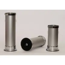 Gamet Tischbein Möbelfuss Silber 150 mm
